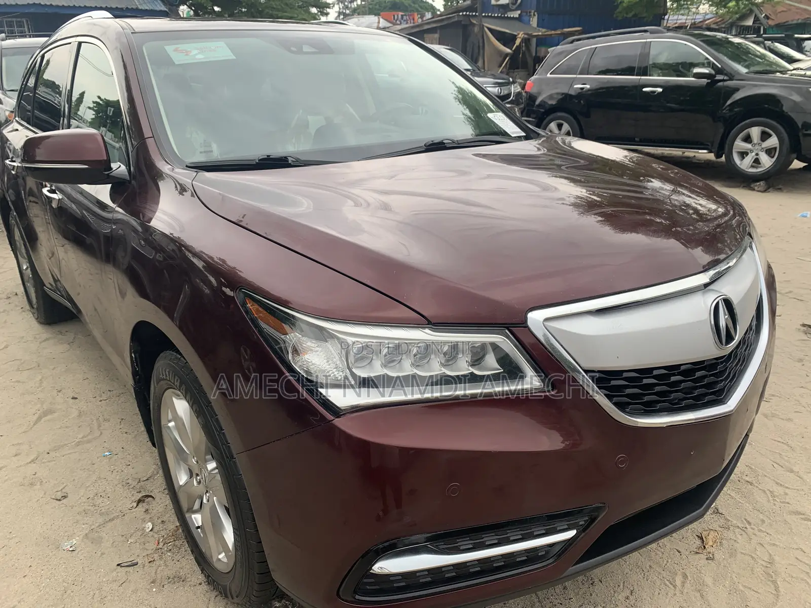 Acura MDX SH 4dr SUV AWD (3.5L 6cyl 9A) 2016 Red
