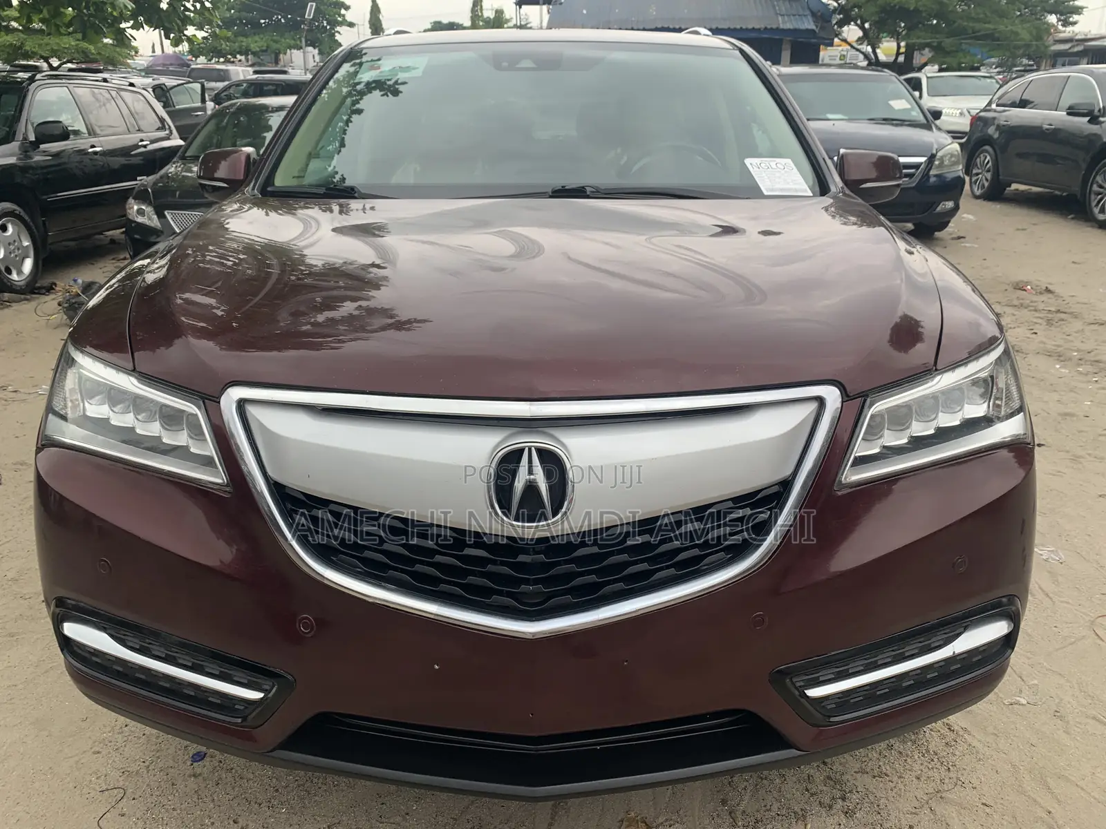 Acura MDX SH 4dr SUV AWD (3.5L 6cyl 9A) 2016 Red