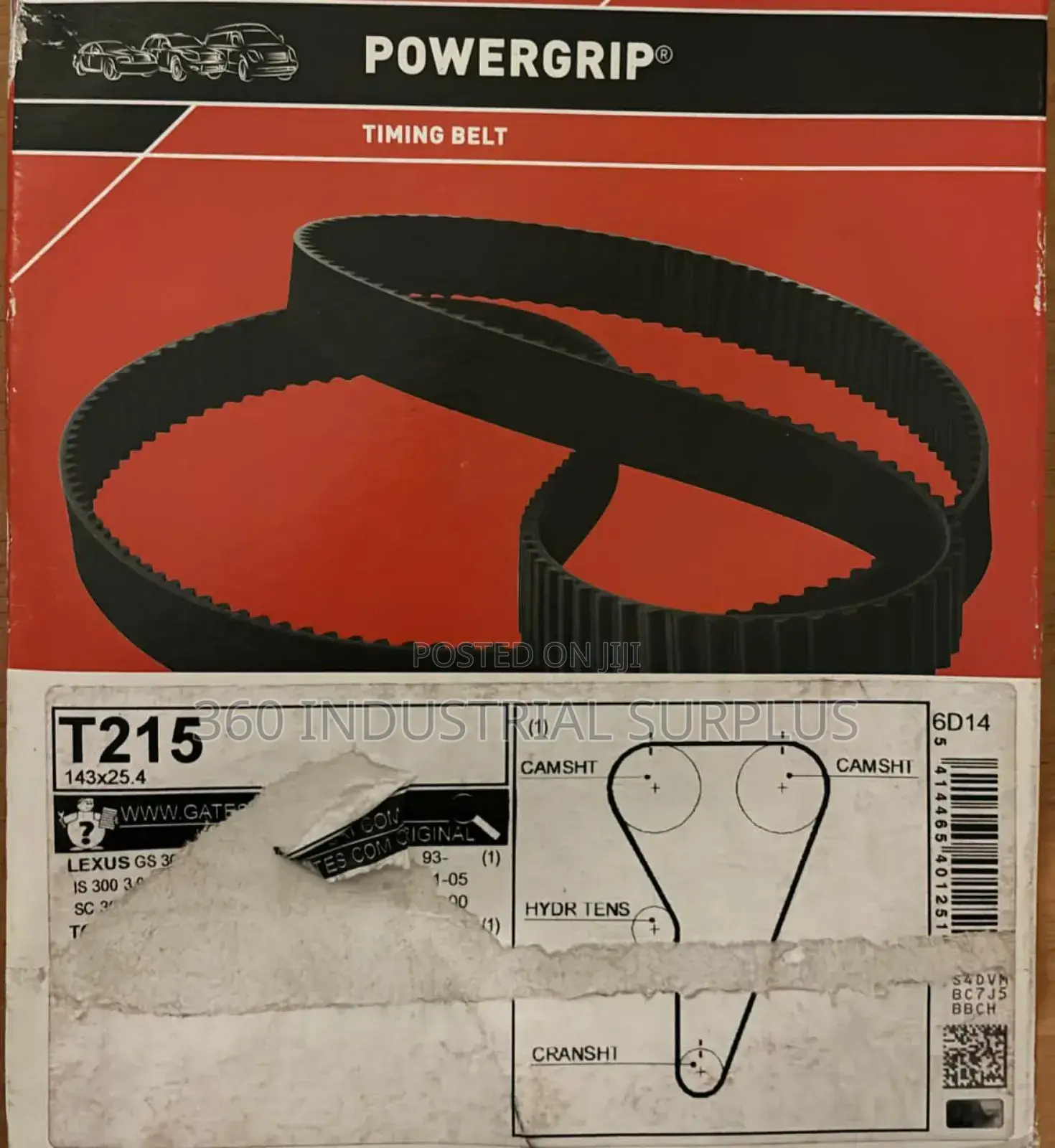 Genuine Gates Timing Belt T215