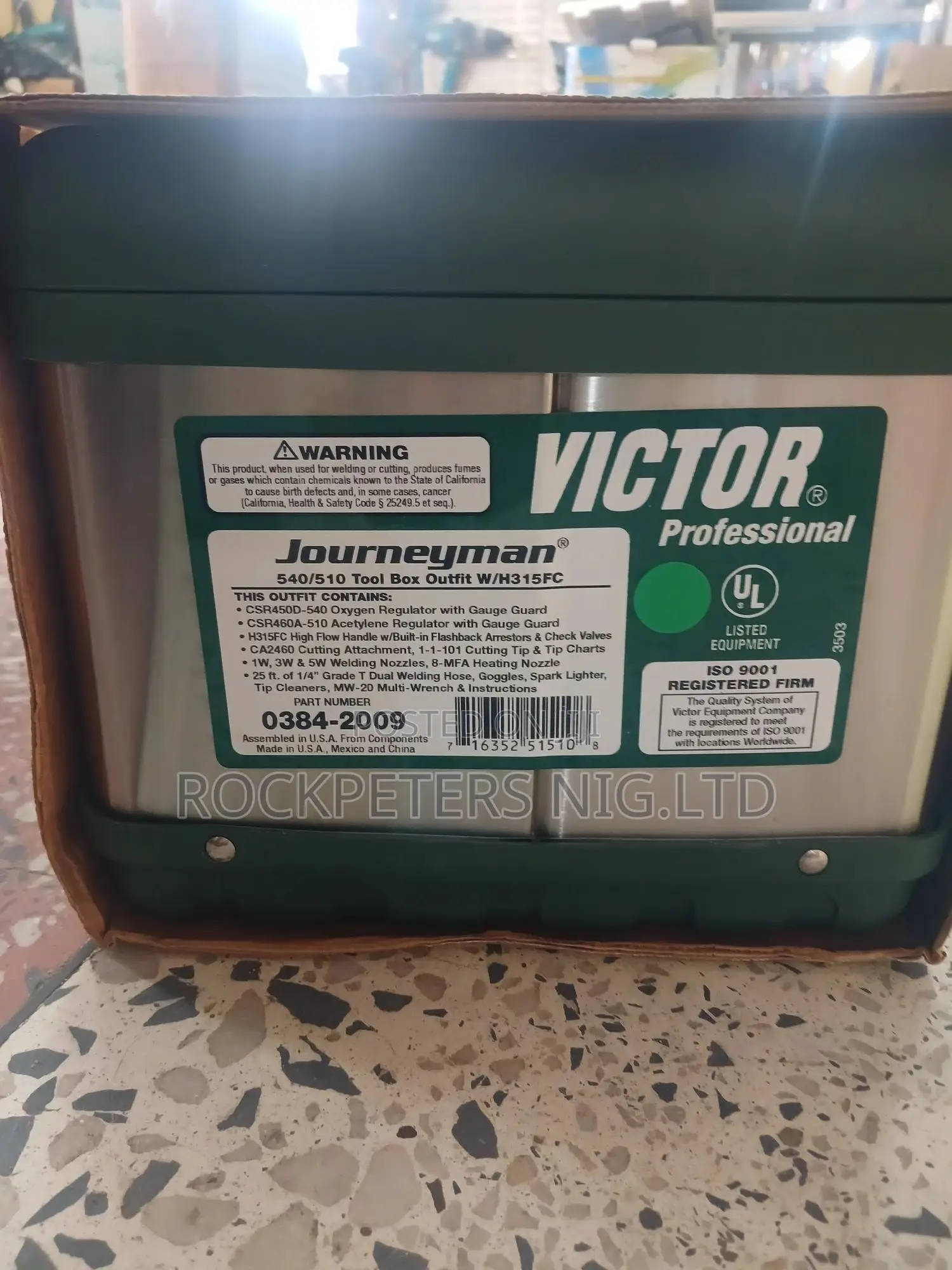 Victor Heavy Duty Journeyman 0384-2009 W/H315fc Set(Original)