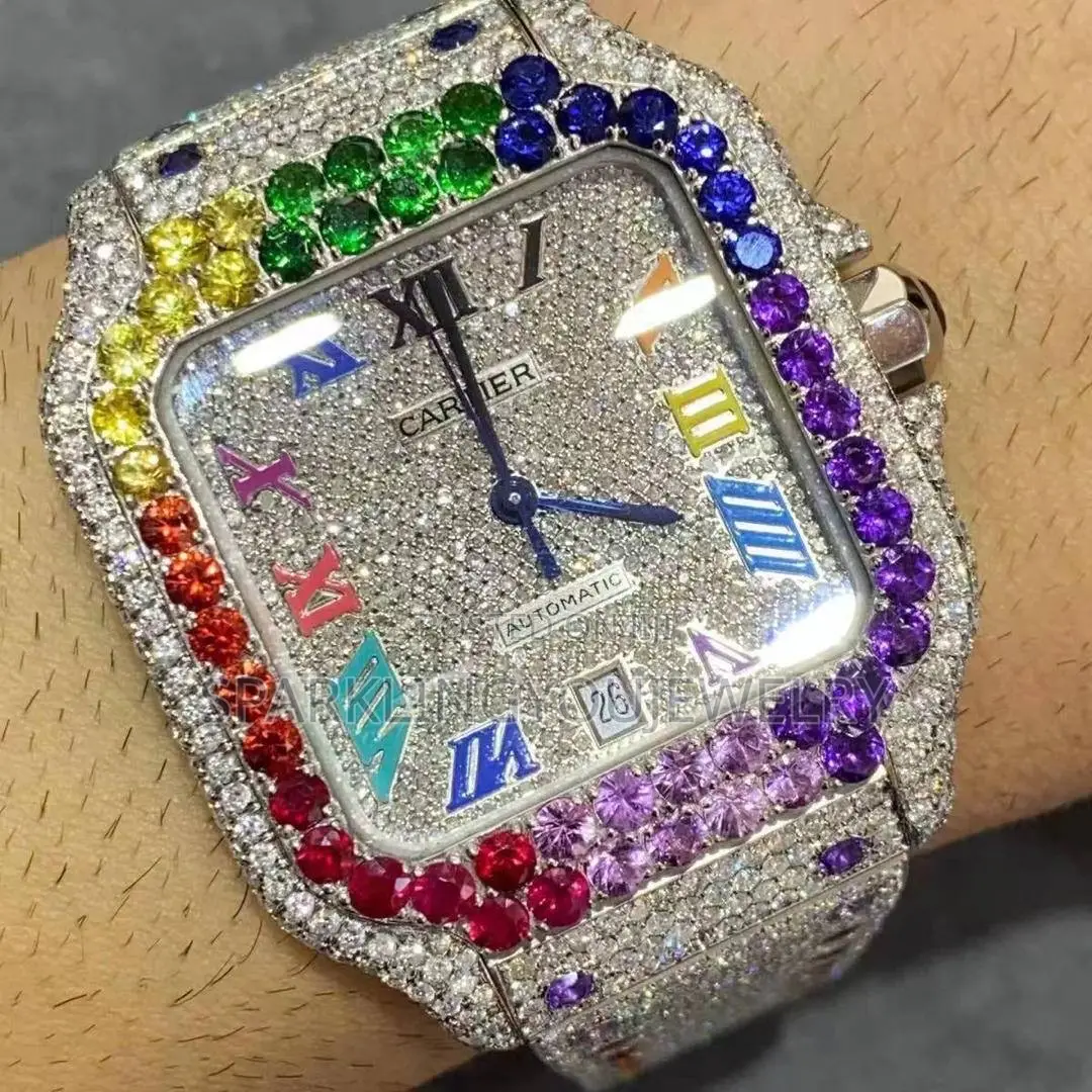 Ice Multi Color Cartier Watch