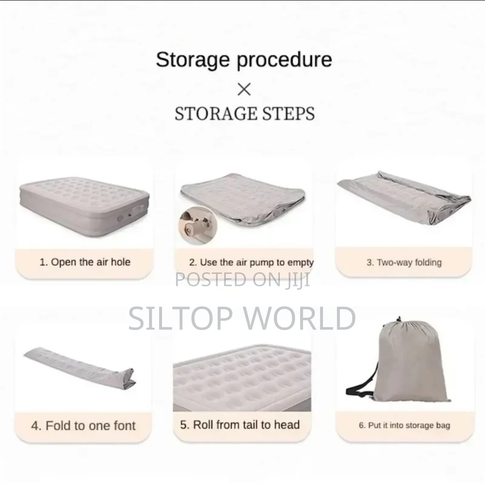 6 by 4 Size Inflatable Bed With Pillows (6 by 6)