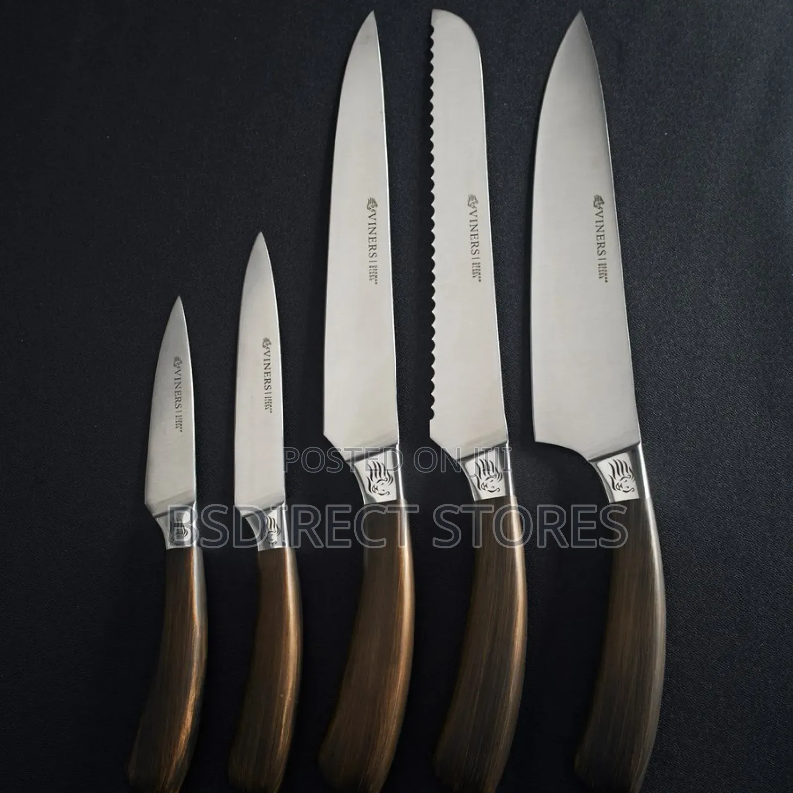 Viners Artisan Professional Chef 5piece Knife Set With Block