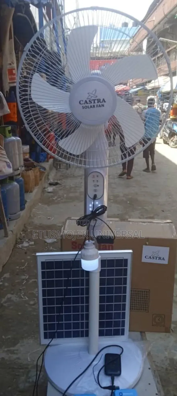 16 Inches Solar Rechargeable Fan