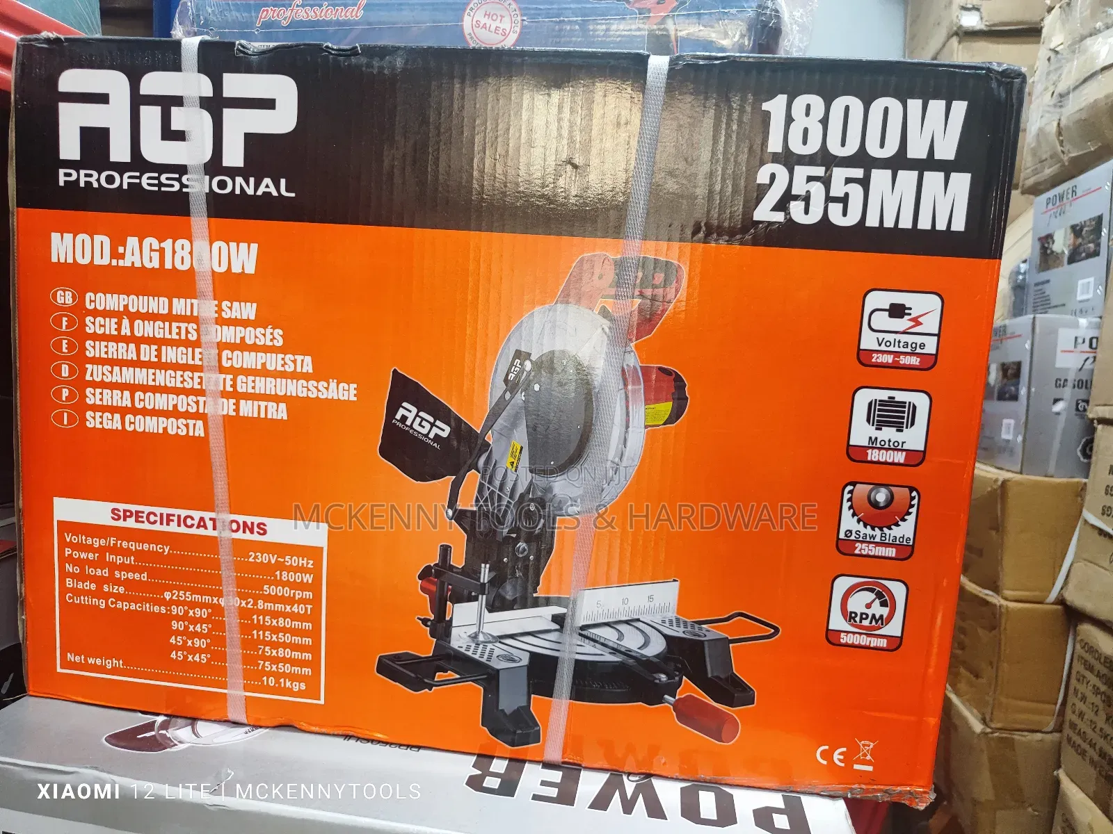 AGP Mitre Saw Heavy Duty 1800w