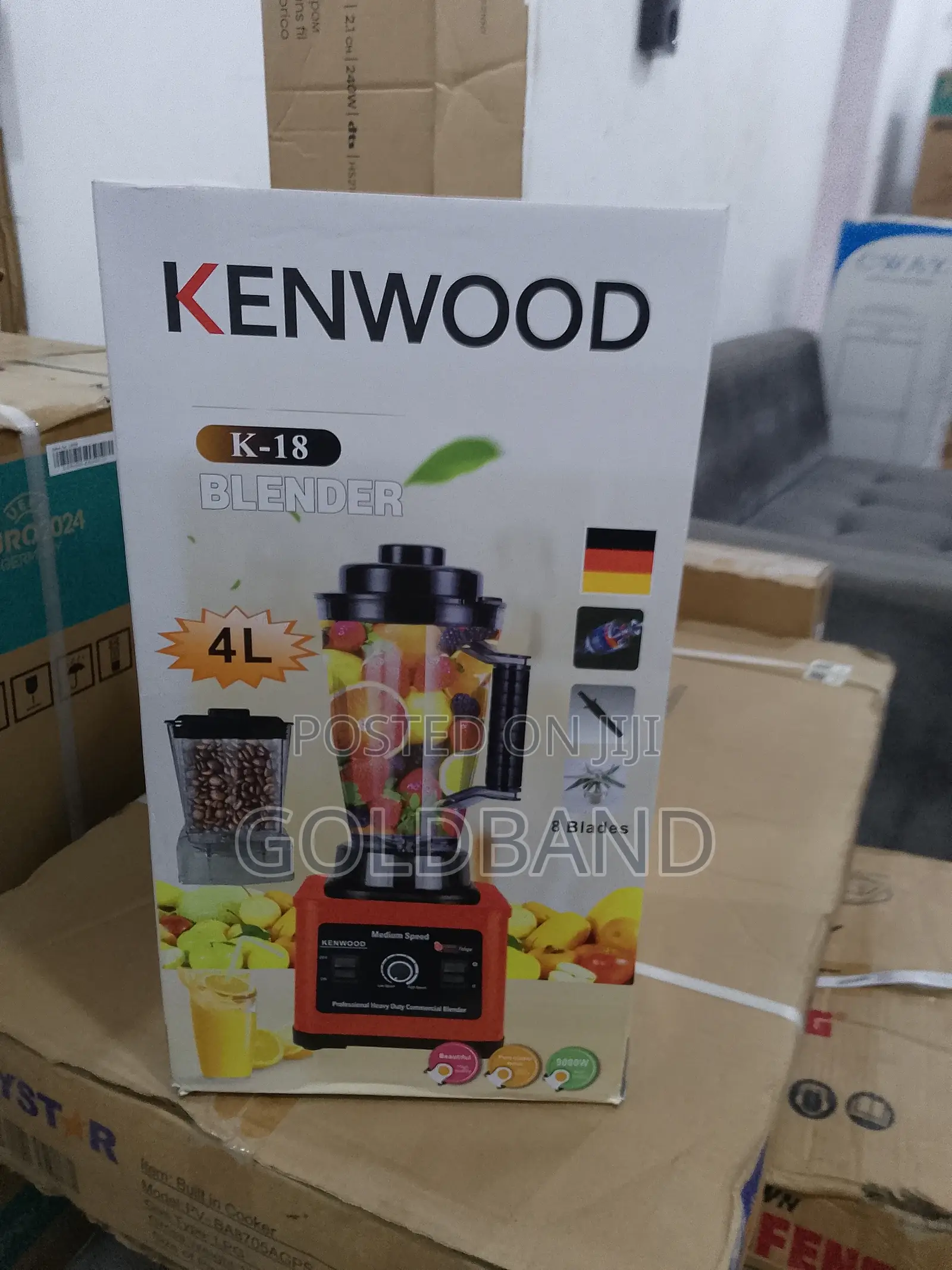 Kenwood Double Cup 4L Jar Blender (Grinding Master )