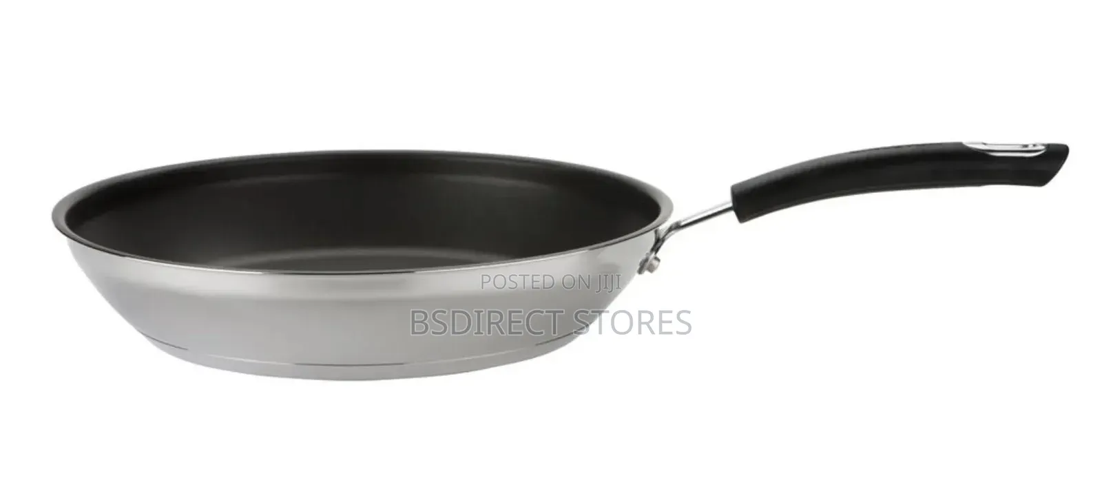 Circulon 25cm Stainless Steel Frying Pan Soft Grip Handle