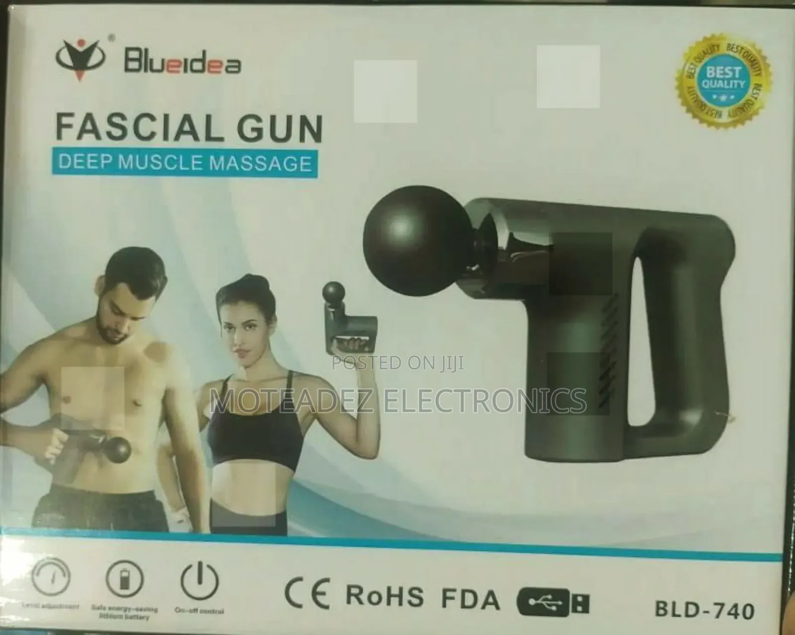 Blueidea Medium Deep Muscle Fascial Body Massage Gun