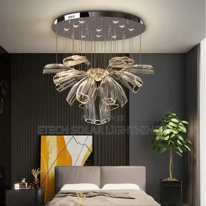 Modern Luxury Led Living Room Bedroom Staircase Chandelier