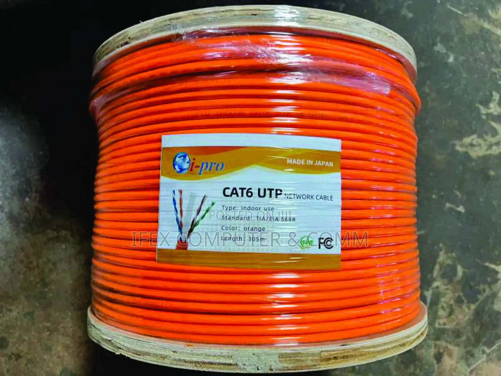 I-Pro Cat6 Indoor Ethernet Cable 305meters