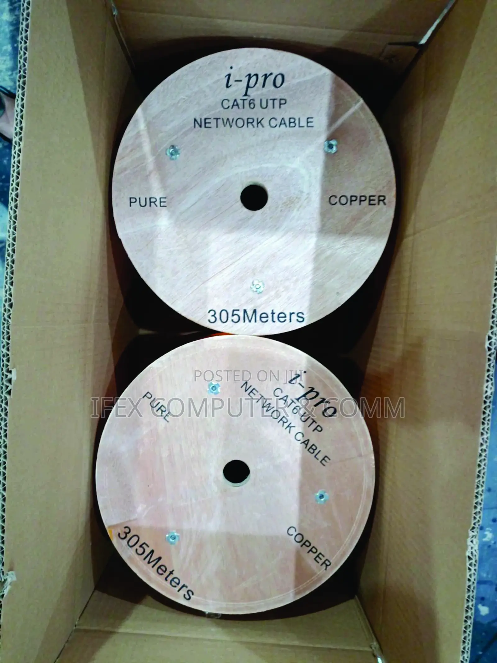 I-Pro Cat6 Indoor Ethernet Cable 305meters