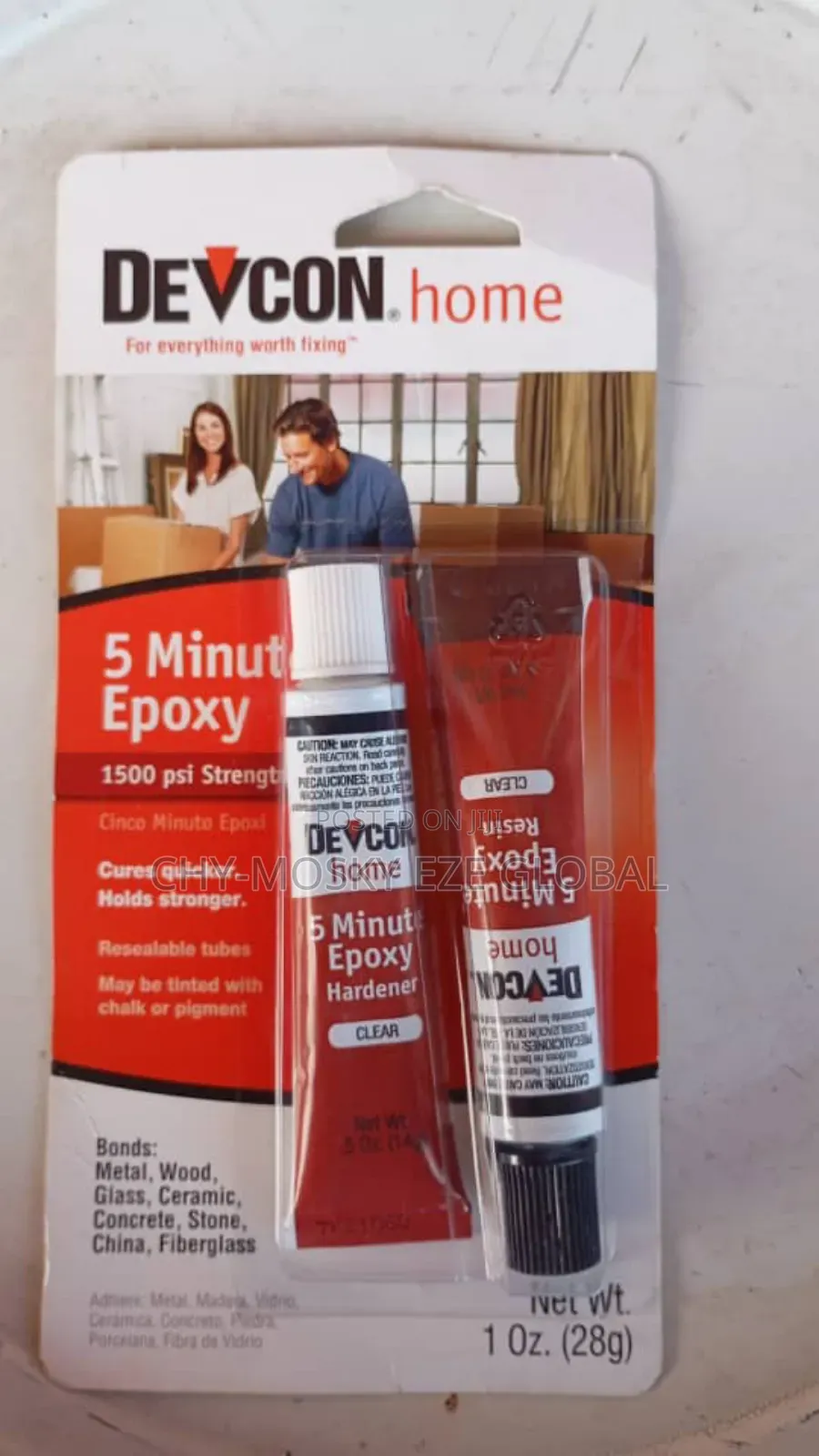 Devcon Home 5 Minutes Epoxy (Resin and Hardener)