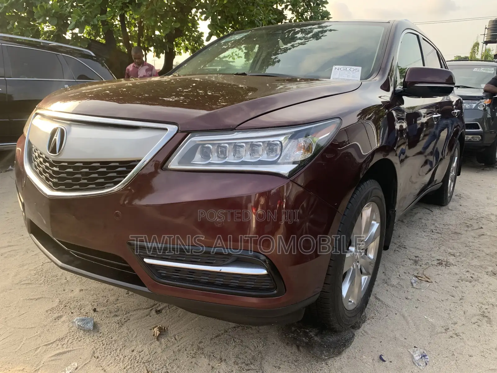 Acura MDX SUV 4dr FWD (3.5L 6cyl 9A) 2016 Red