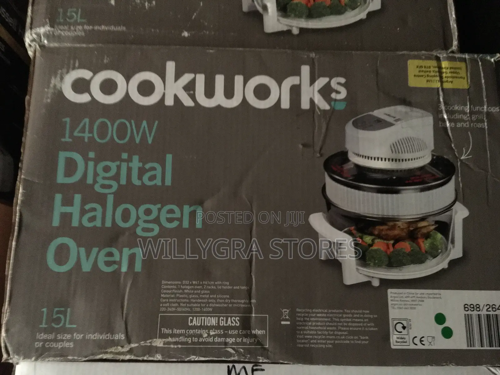 Cookworks Excellent 15l Digital Halogen Oven