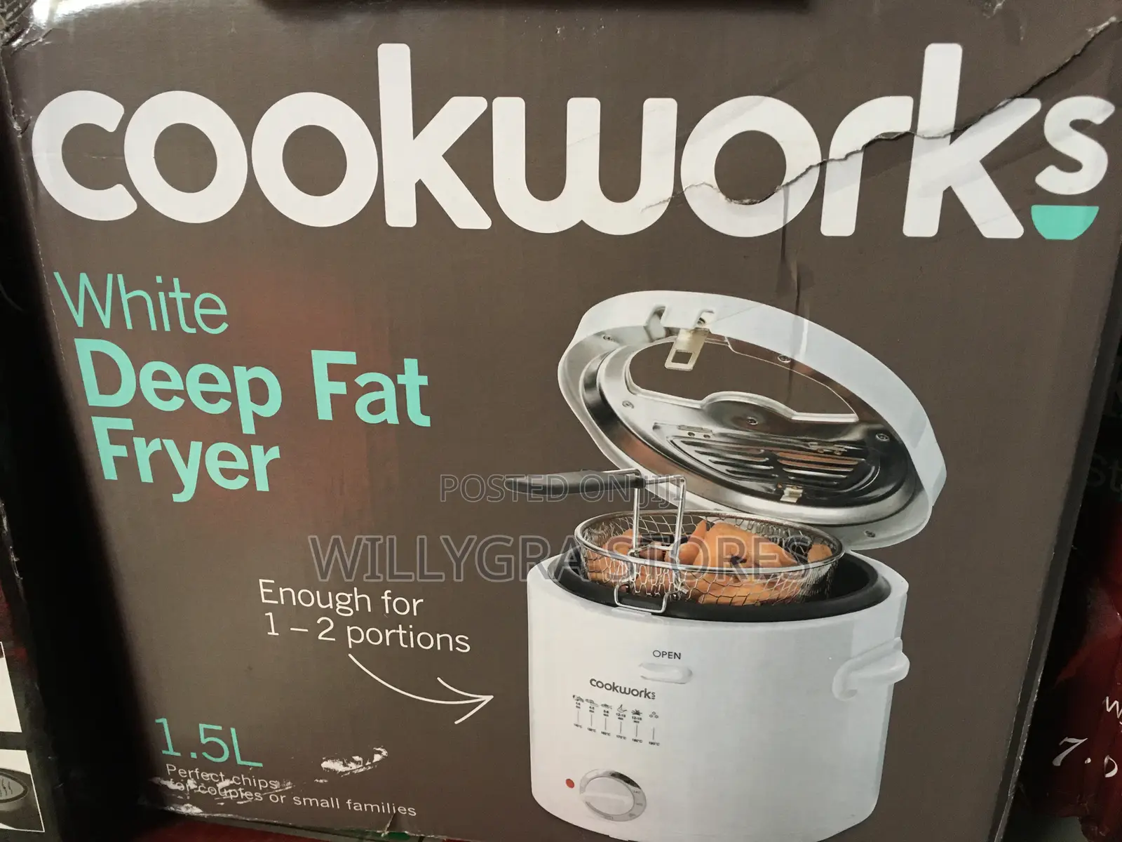 Cookworks Deep Fat Fryer 1000w 1.5l
