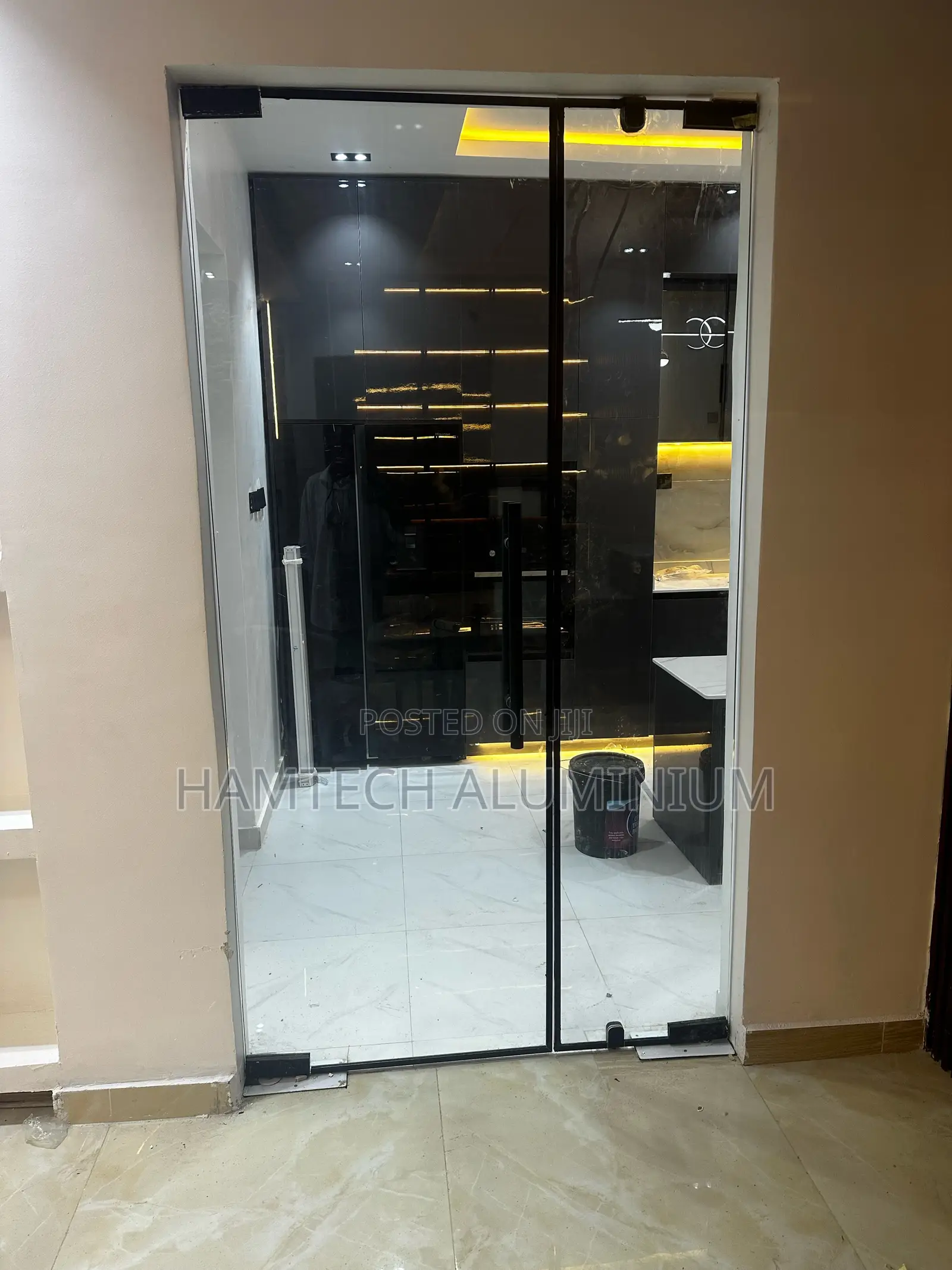 See Through Kitchen Glass Door