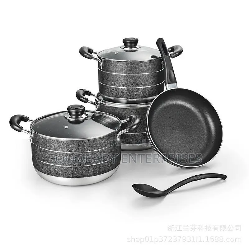 8pcs Non Stick Pot