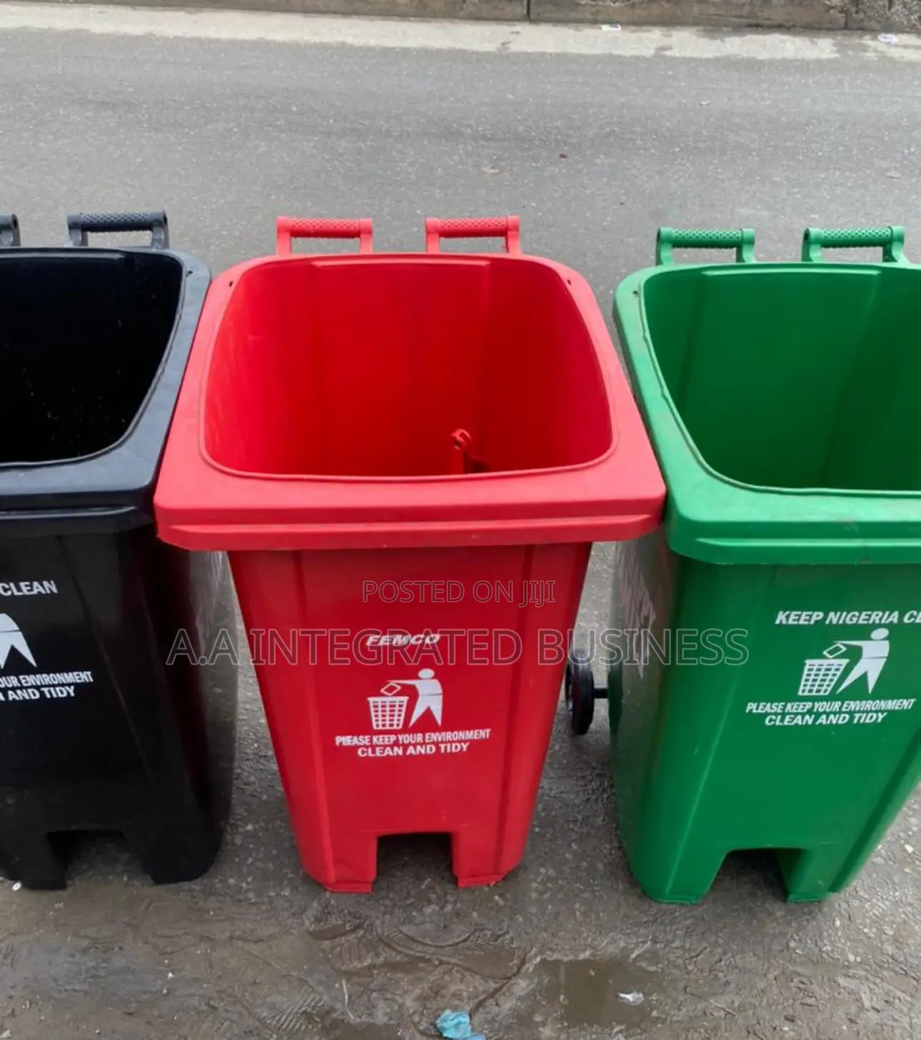 240 Liters Waste Bin With Wheel and Cover