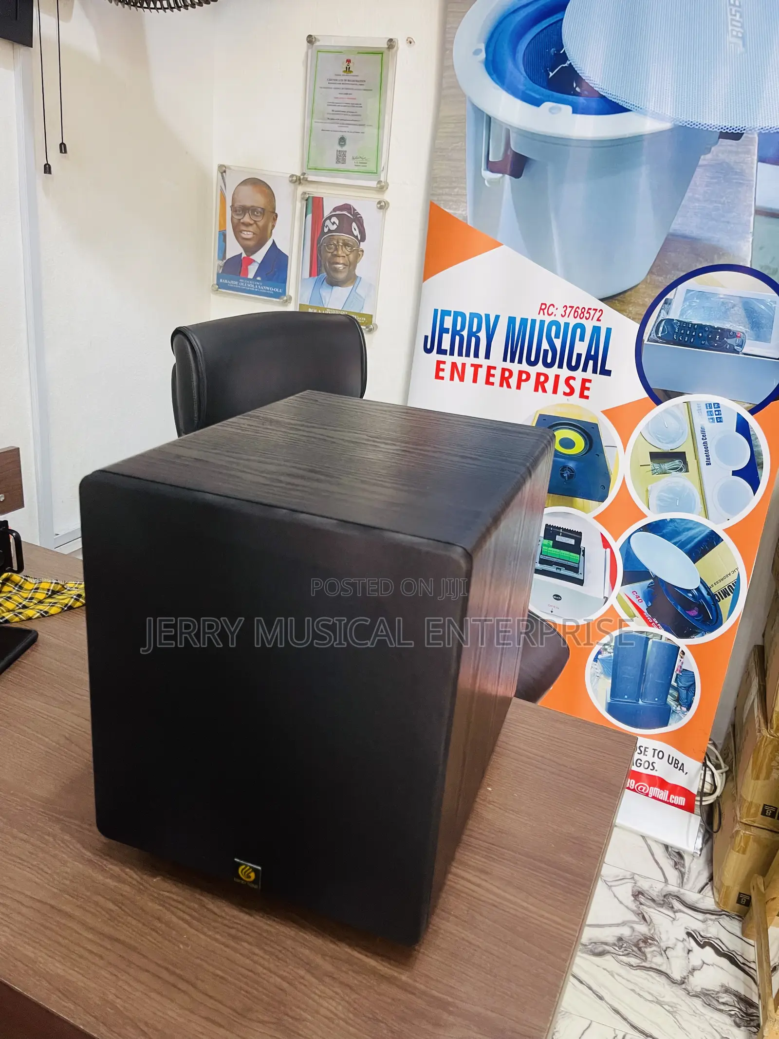 Lucky Tone Passive Subwoofer for Ceiling/Pop Speakers