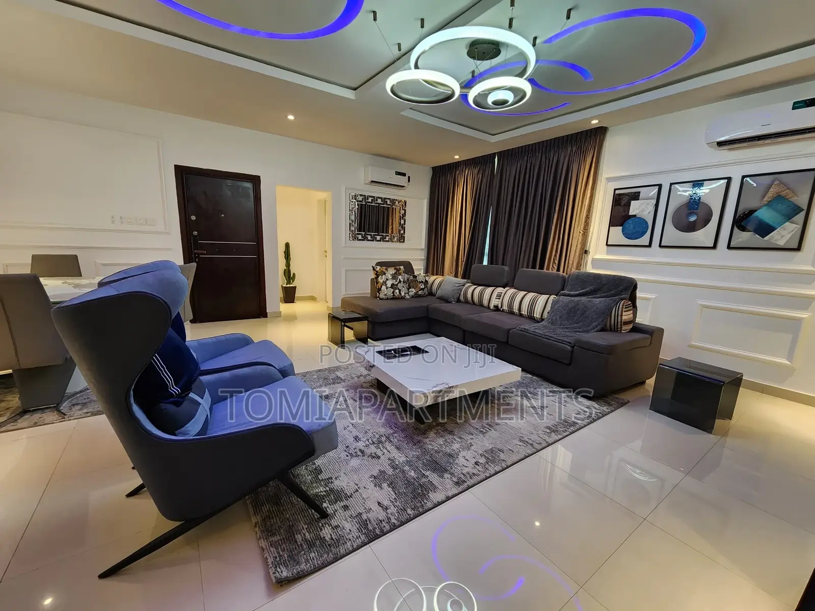 3 Bedroom Shortlet Penthouse With Balcony Snooker in Ikate