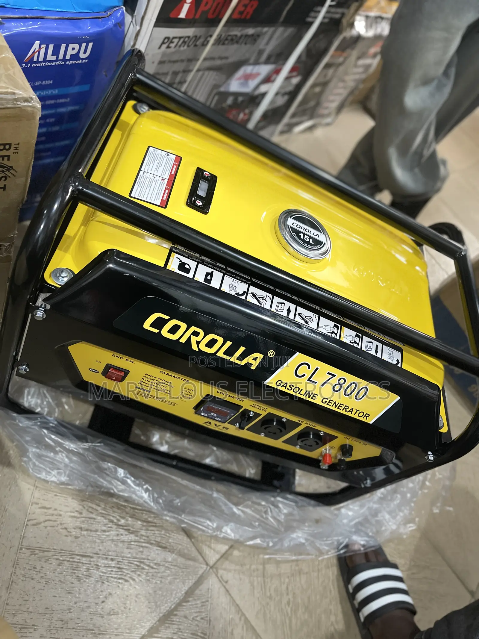 Brand New Corrola 4:5kva Generator Full Cooper Coil Engine