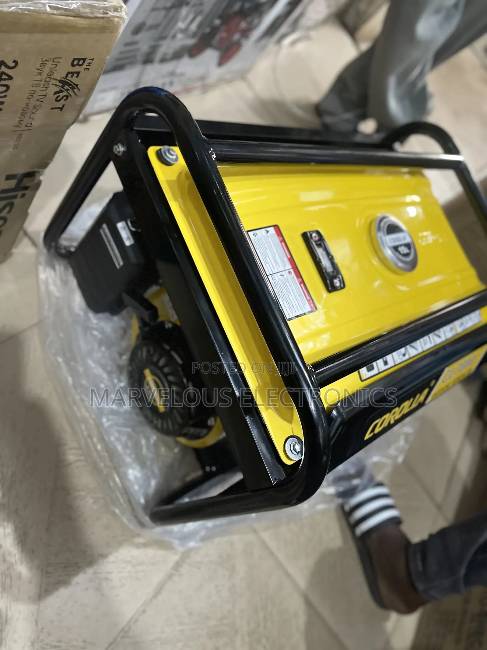Brand New Corrola 4:5kva Generator Full Cooper Coil Engine
