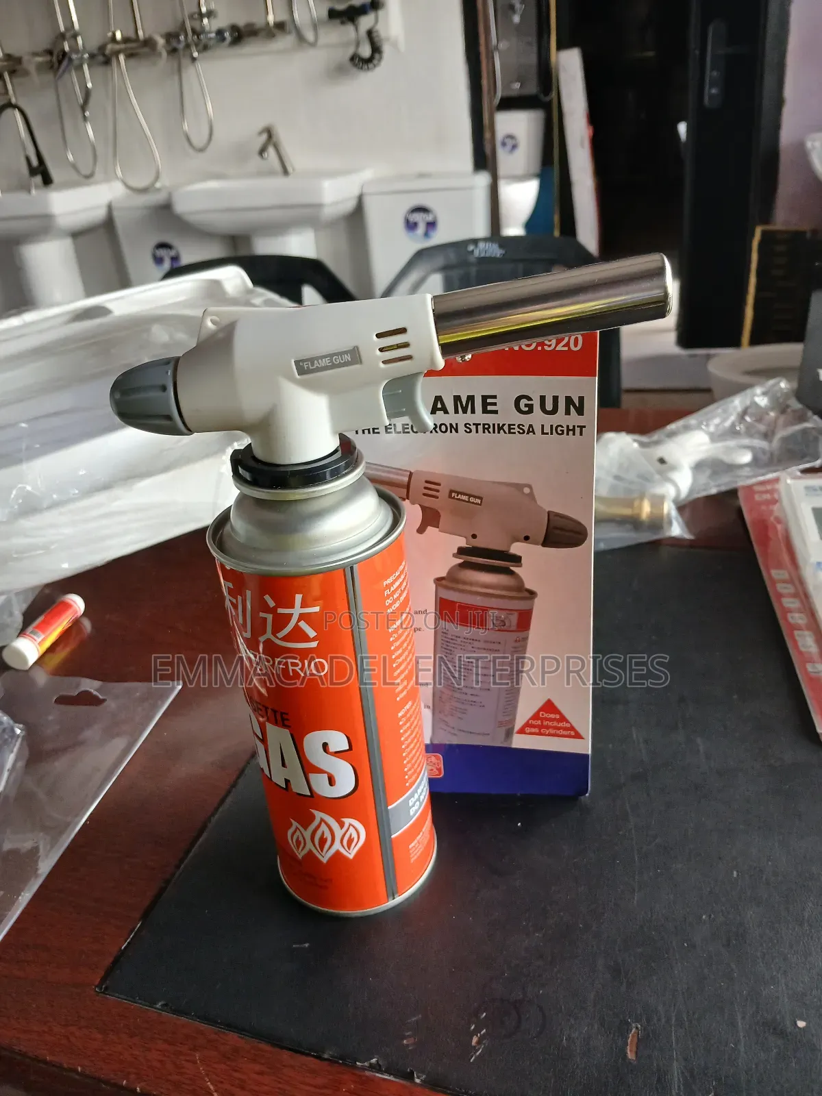 Flame Gun And Gas