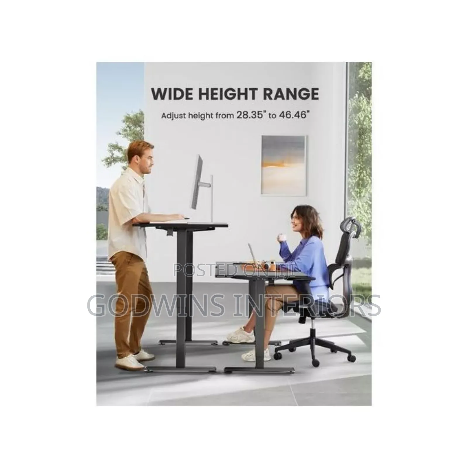 Adjustable Height Electric Standing Desk(1.6mtr)