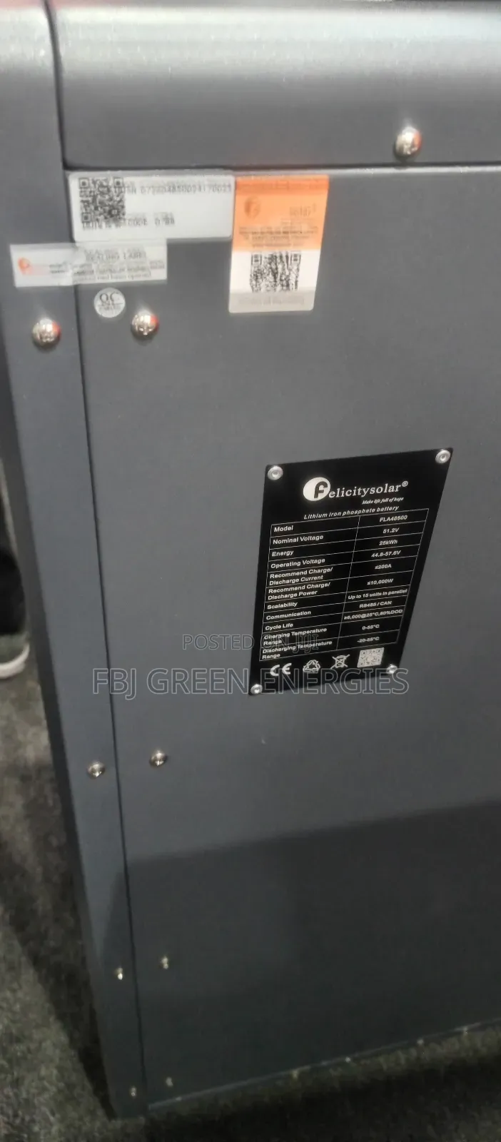 17.5kwh Felicity Lithium Ion Battery