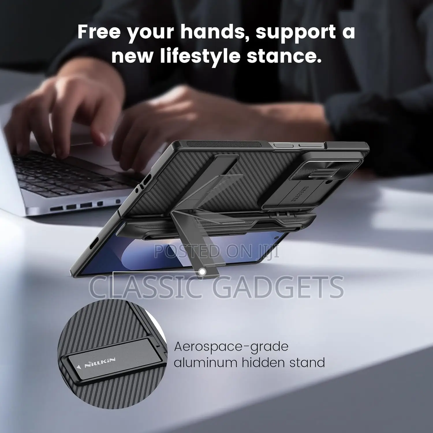 Nilkin Camshield Fold Case With Pen Space for Galaxy Zfold 6
