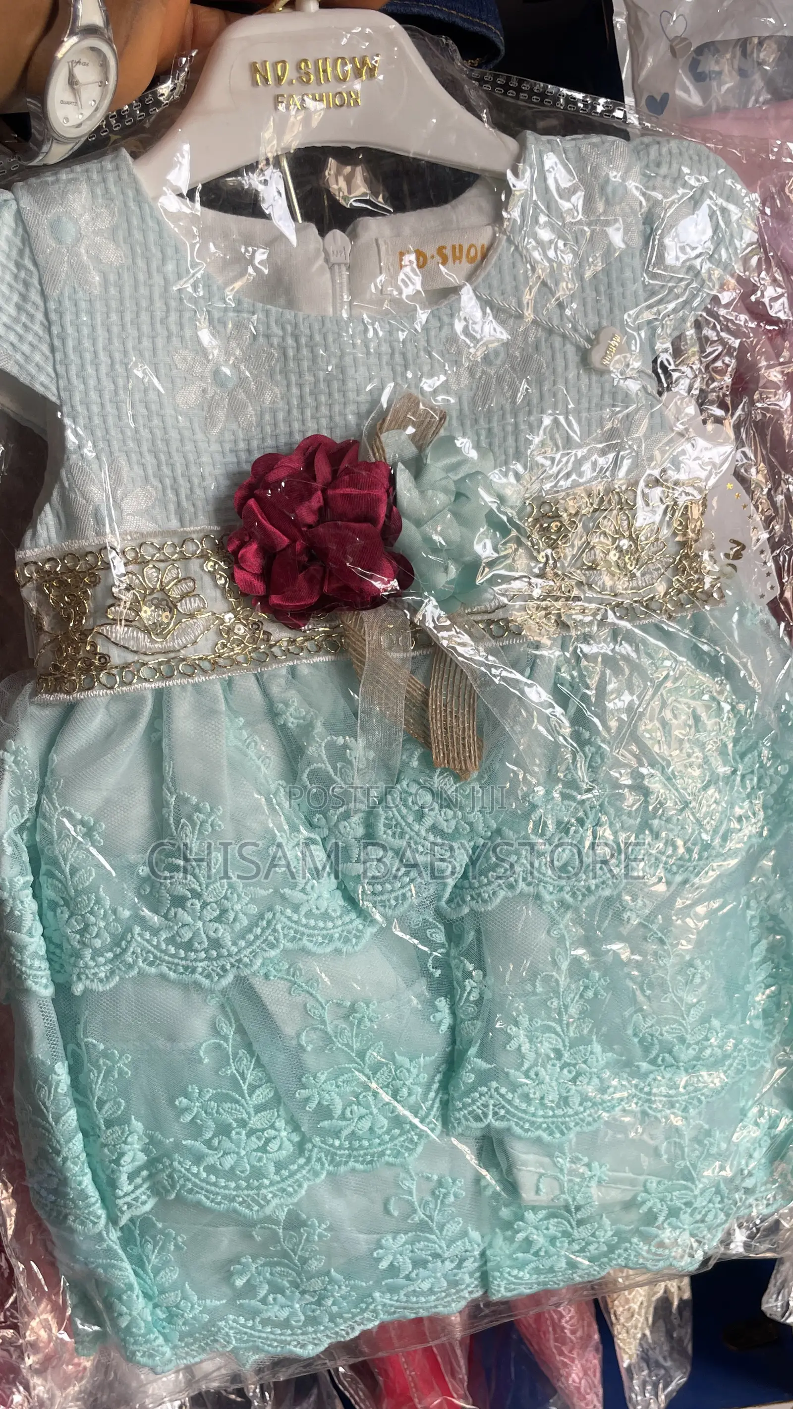 Baby Girl Gown With Leggings