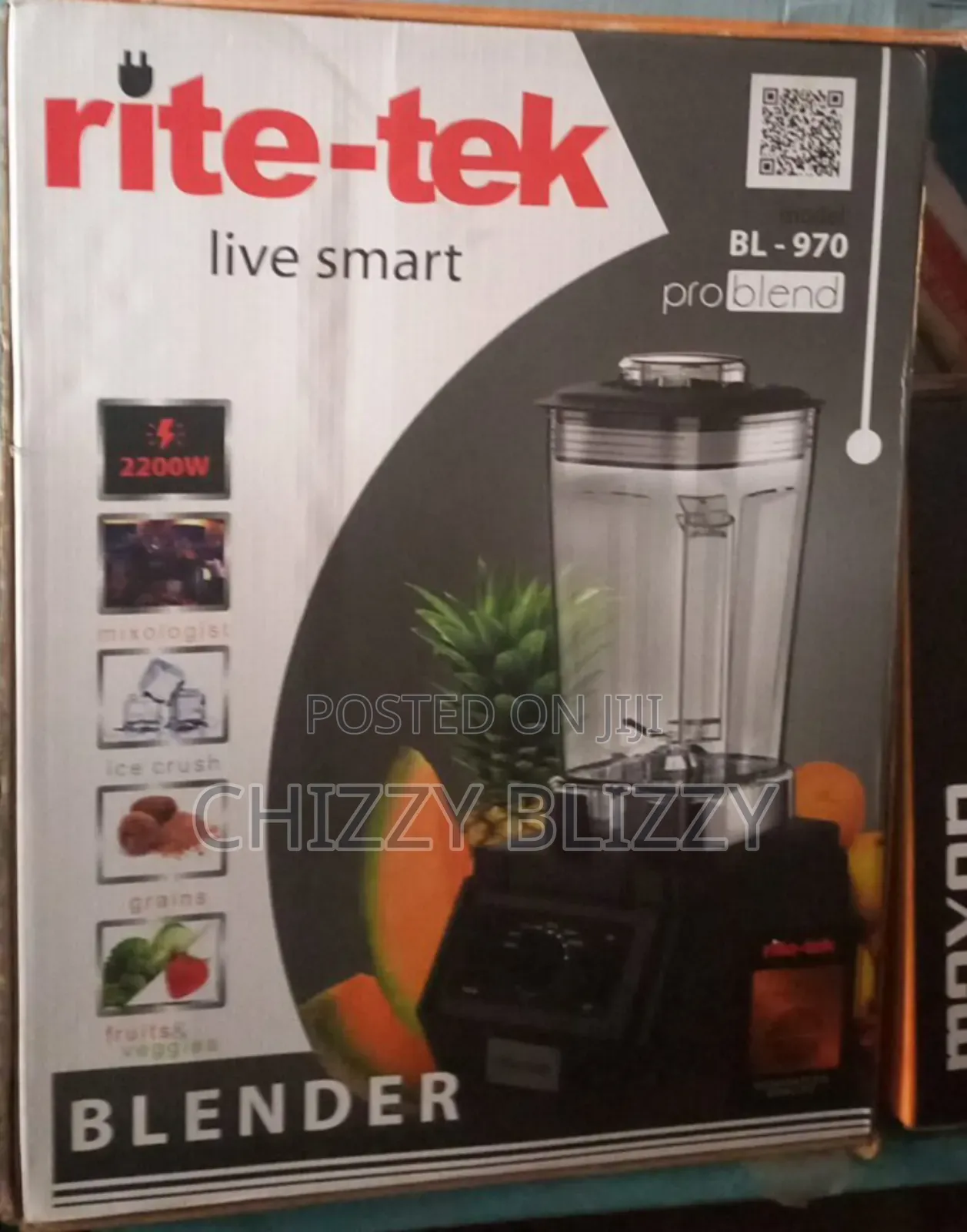Rite Tek LIVE SMART PRO BLEND Blender With Sound Proof