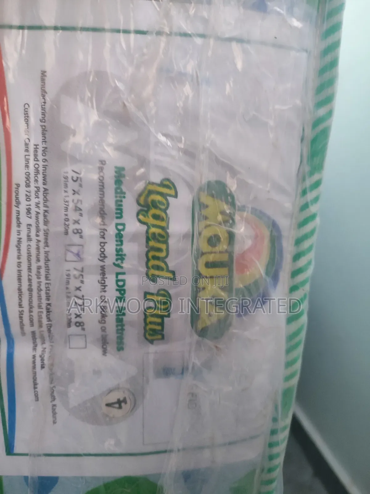 Legend Mouka Hard Mattress 4.5/6 8inches Height