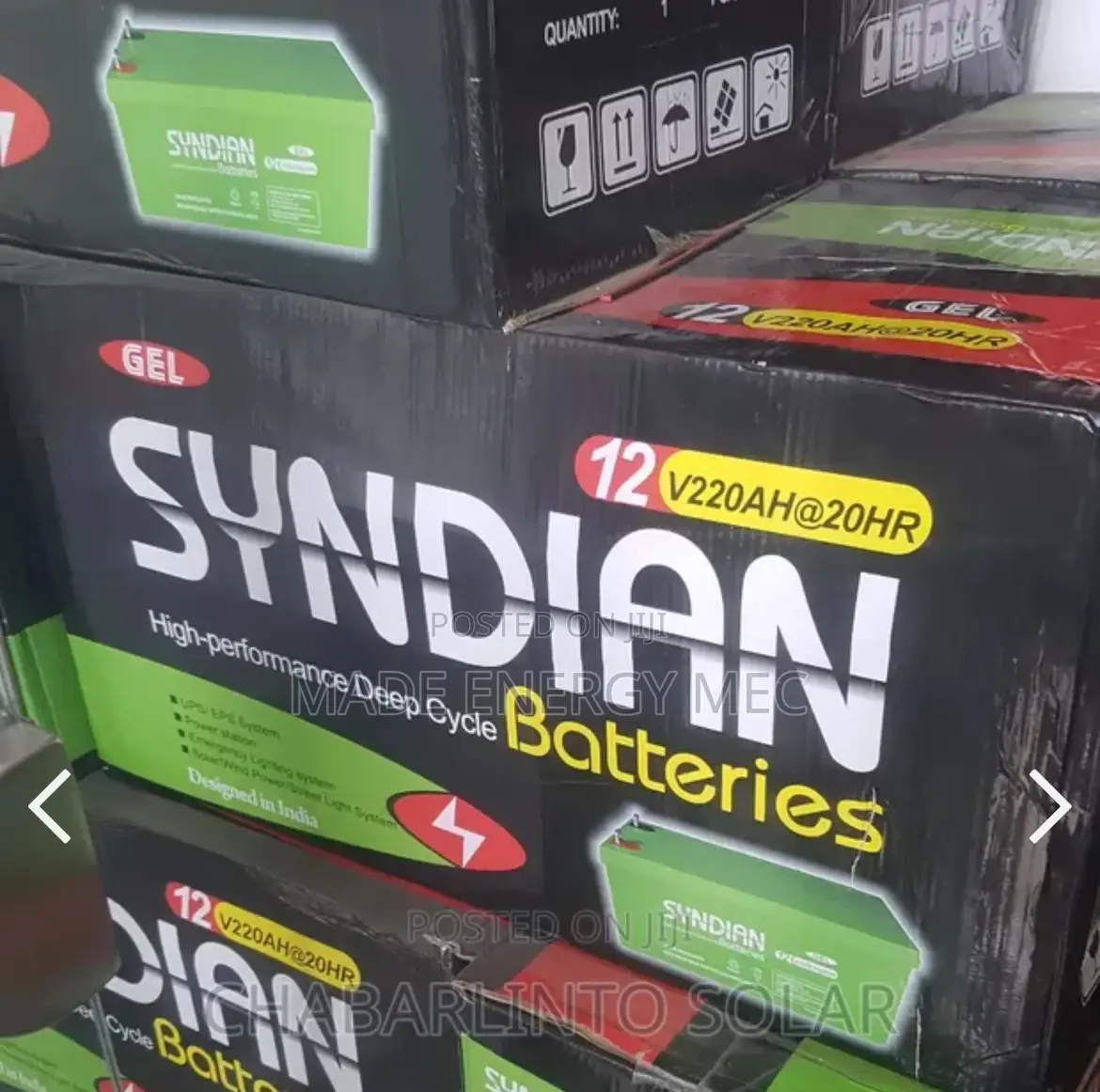 Syndian Block Battery 200 Ah