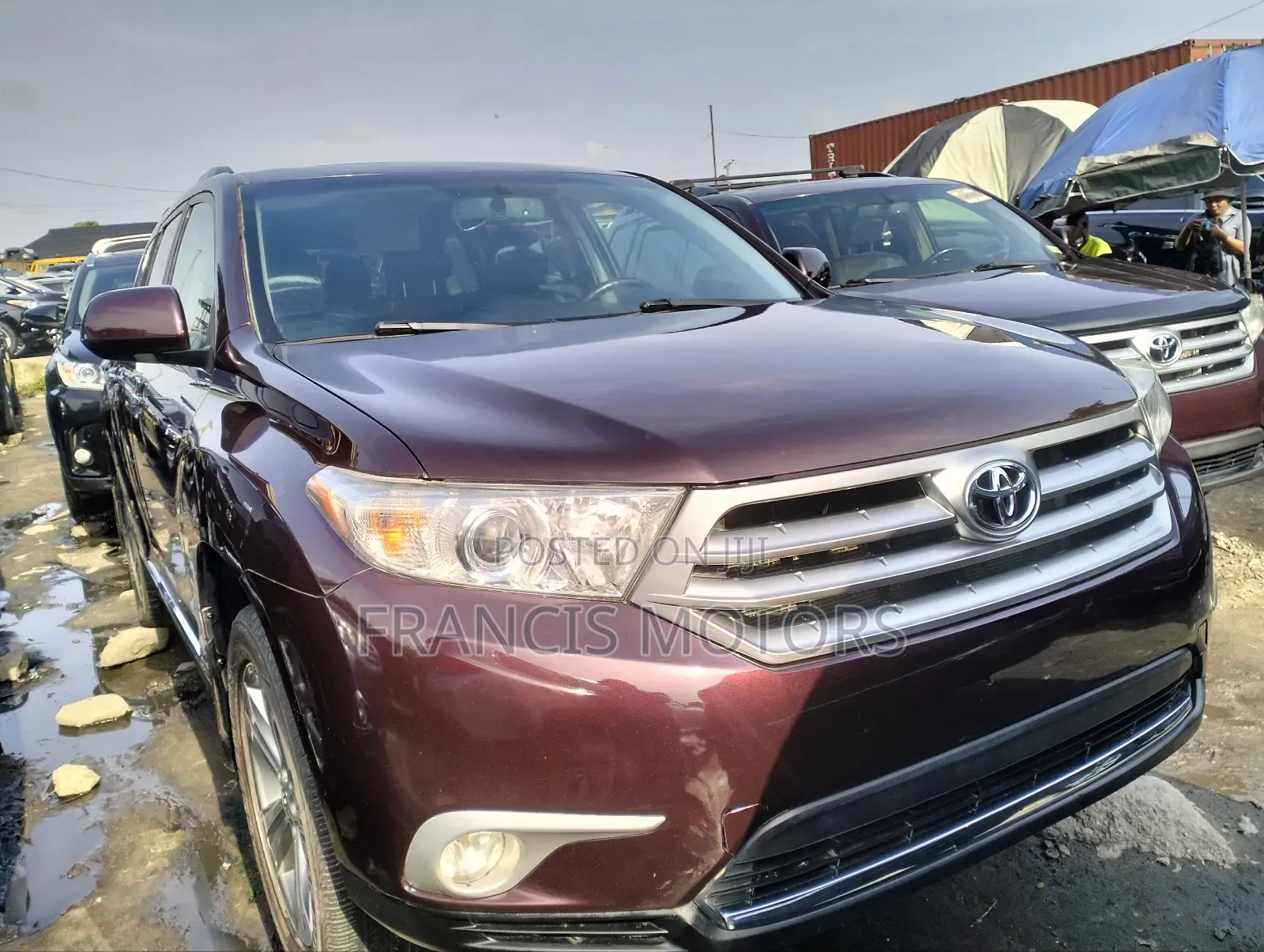 Toyota Highlander 2012 Burgundy