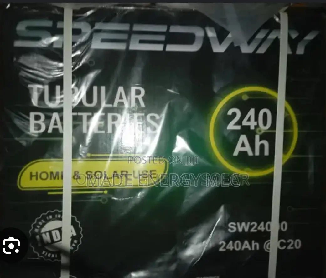 Speedway Tubular Battery 240ah