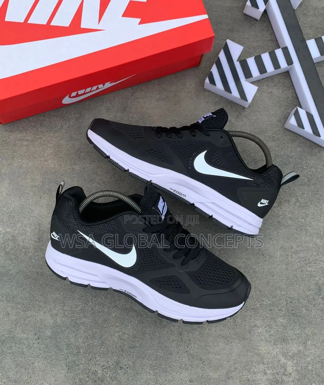 Nike Zoom Pegasus 26X Black White Sneakers