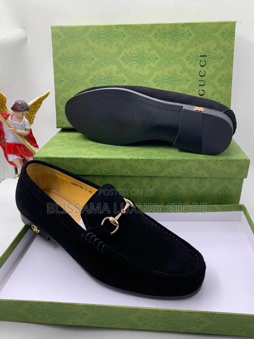 Luxury Gucci Suede Shoes