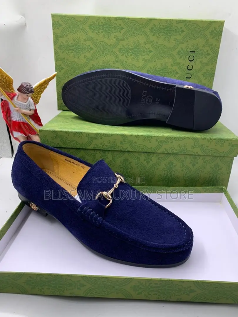 Luxury Gucci Suede Shoes