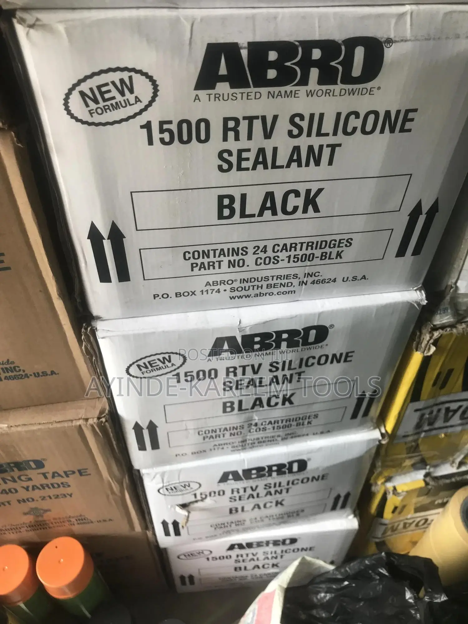 RTV Silicone Sealant Clear(Abro 1500)