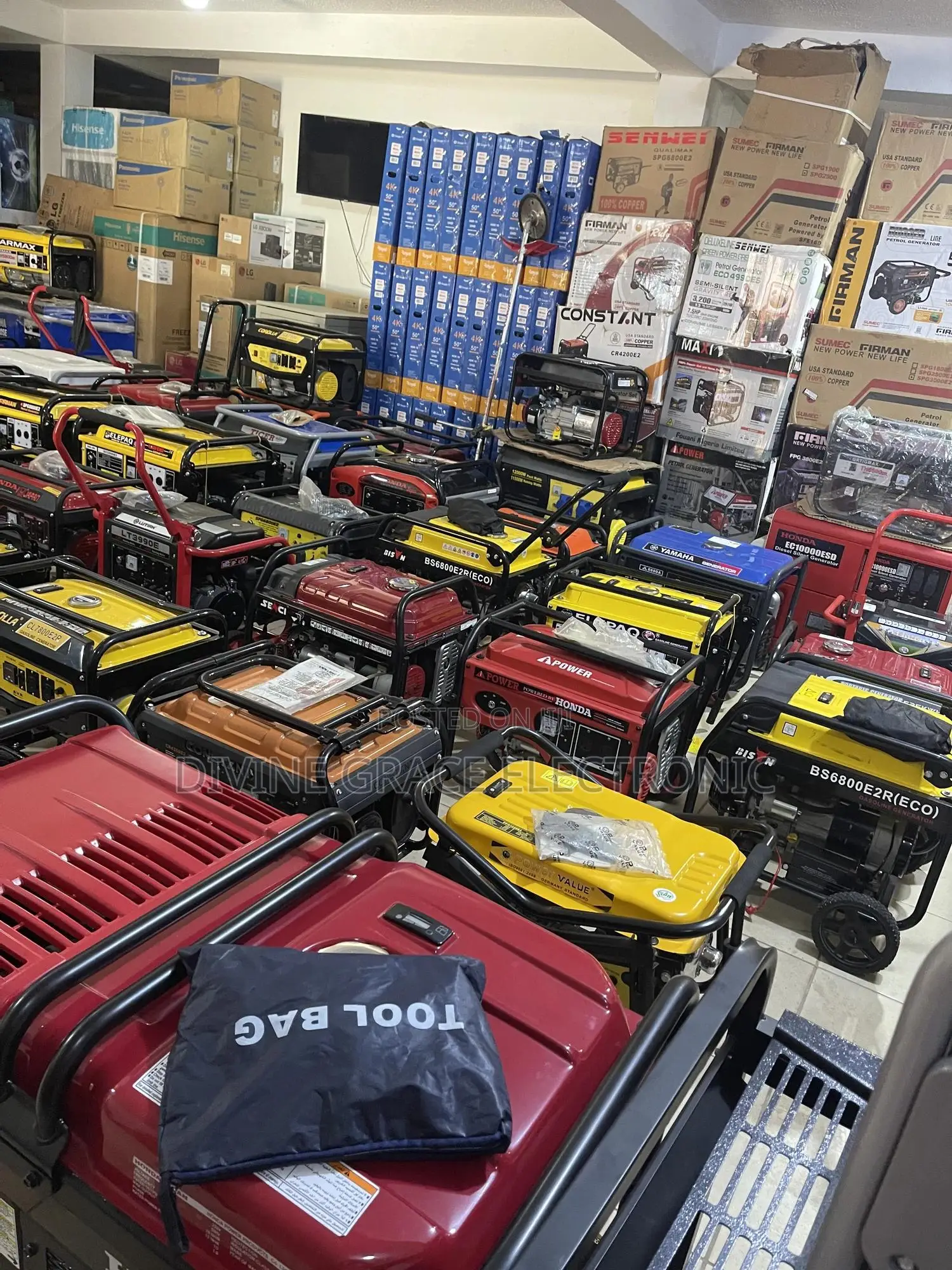 We Sell All Kinds of Petrol/Diesel Generators
