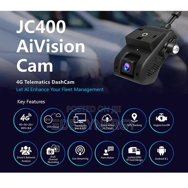 4G Dash Cam With Live Streaming GPS Tracking Remotely