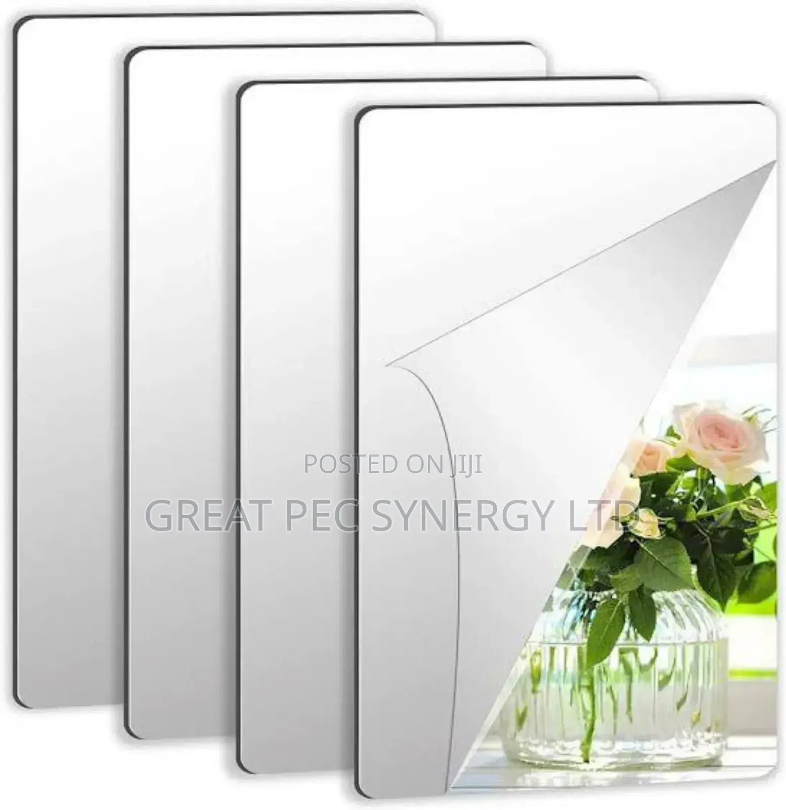 Square Acrylic Mirror Sticker