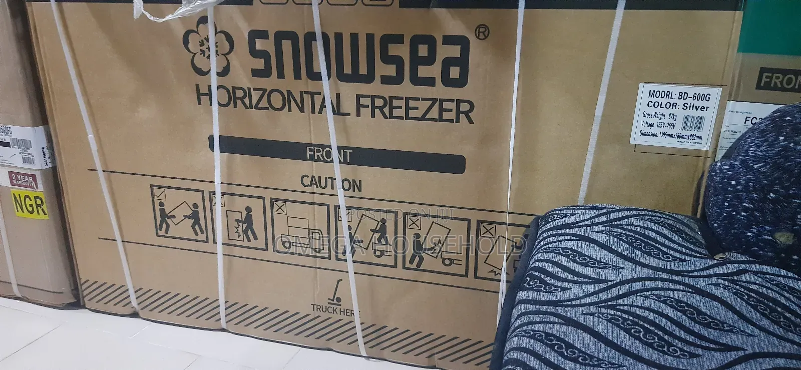 600L Double Dor Chest Freezer Snowsea.