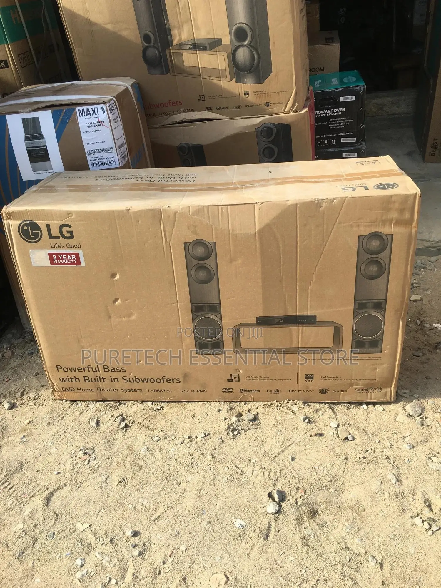 Original Lg 1250watt Xboom Lhd687bg