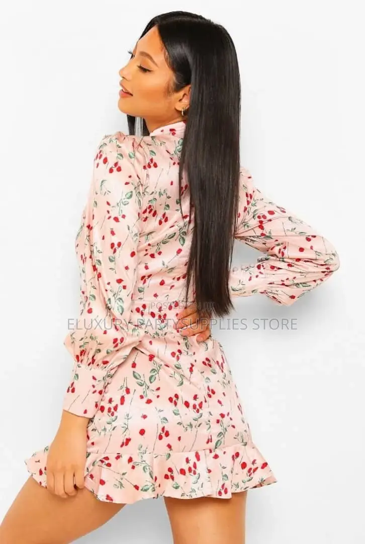 Floral Print Party Dress