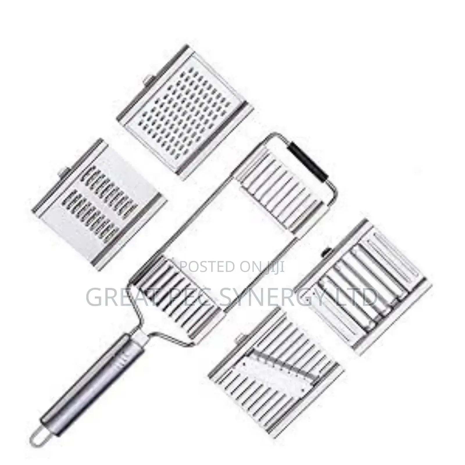 Multi Purpose Stainless Steel Grater - 3 Blades