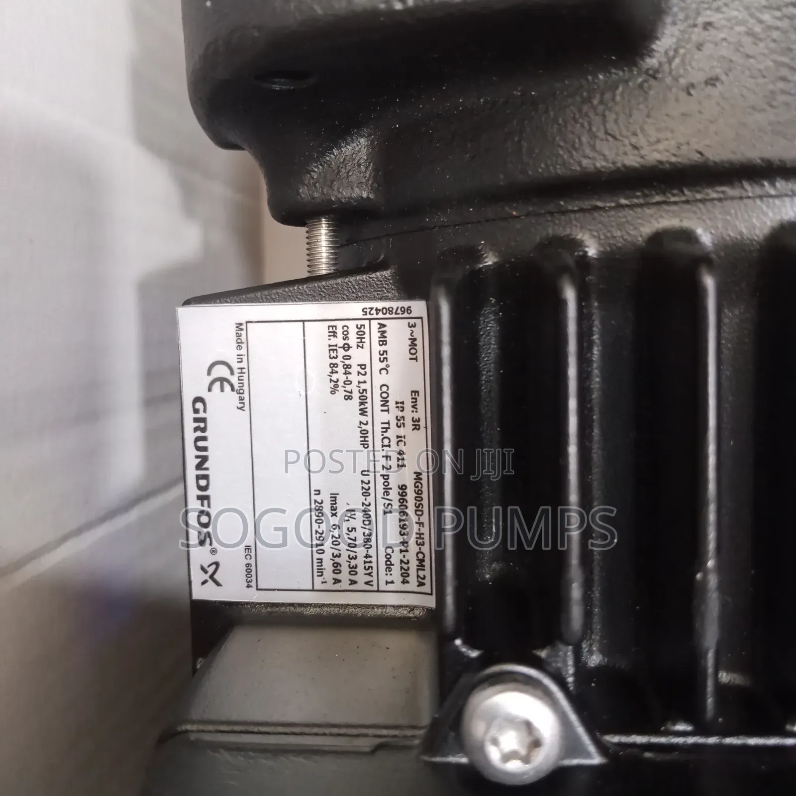 Grundfos Multistage Surface Pump 1.5kw/2hp