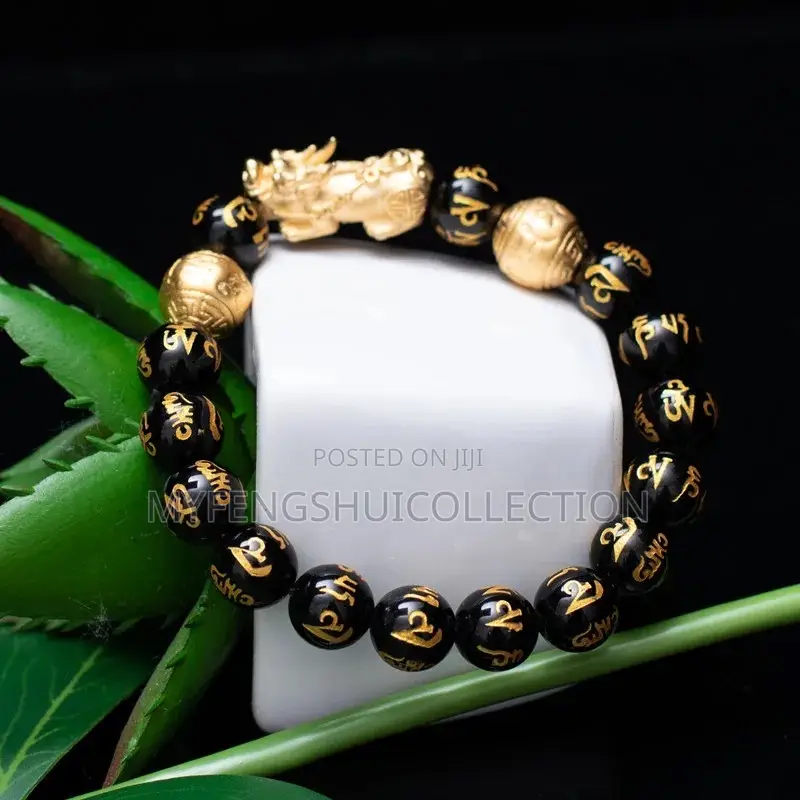 Fortified Feng Shui Obsidian Wealth Bracelet