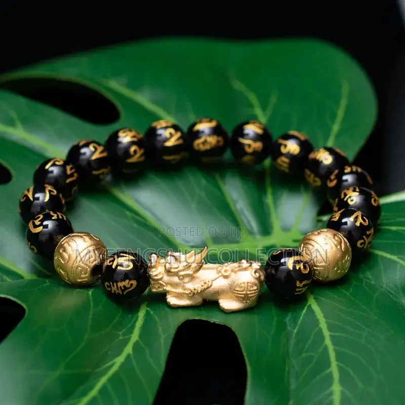 Fortified Feng Shui Obsidian Wealth Bracelet